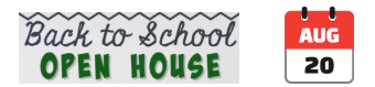 Open House on August 20th