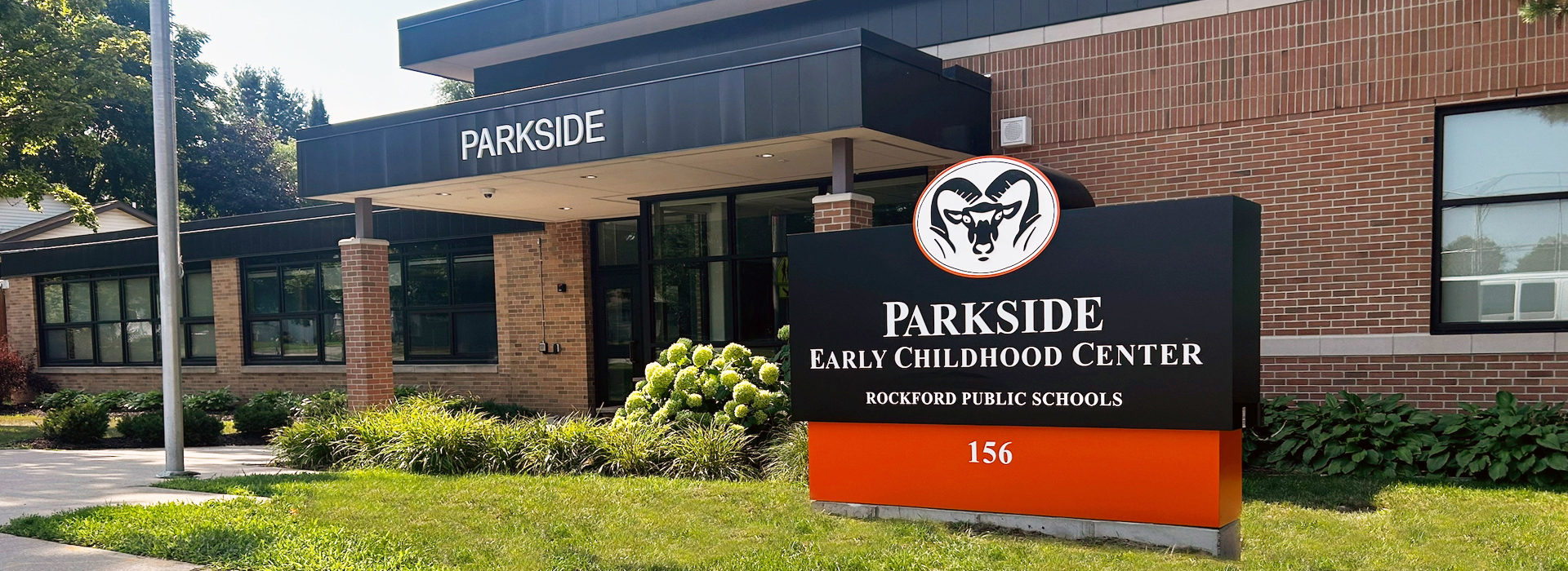 The front of Parkside Early Childhood Center