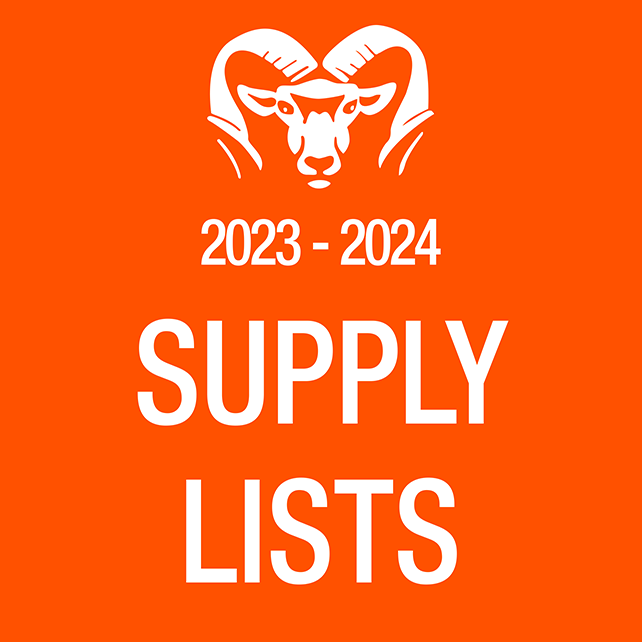 Lakes Supply List 2023-2024